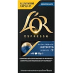 Cápsulas L'Or De Café Descafeinado Ristretto 52g