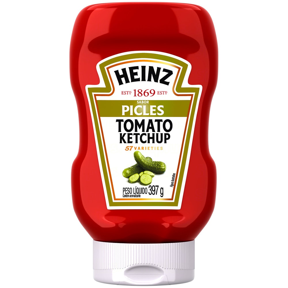 Catchup Heinz Picles 397g - Destro