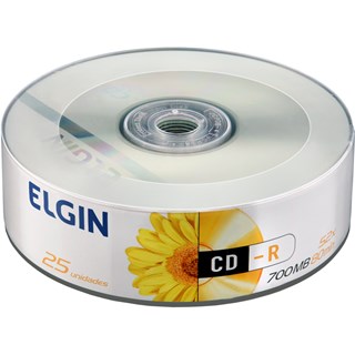 CD-R Virgem Elgin Bulk 25 Unidades