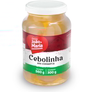 Cebolinha Branca em Conserva Chácara João e Maria 300g