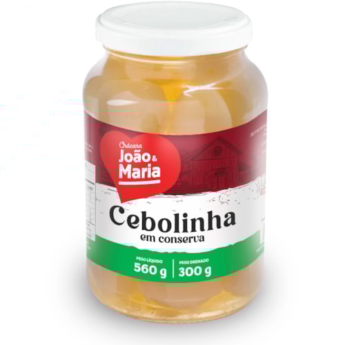 Cebolinha Branca em Conserva Chácara João e Maria 300g