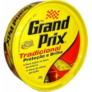 Cera Automotiva Grand Prix Em Pasta Tradicional 200g
