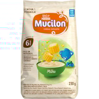 Cereal Infantil Mucilon Milho Sachê 230g