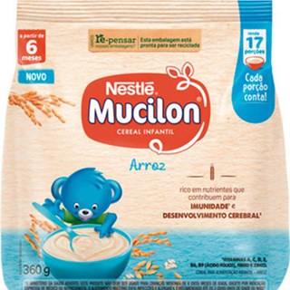 Cereal Infantil Mucilon Sabor Milho Sachê 360g
