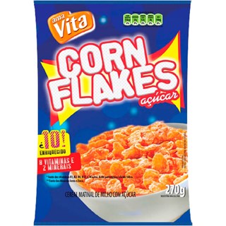 Cereal Matinal Flakes Amavita Açucarado 270g