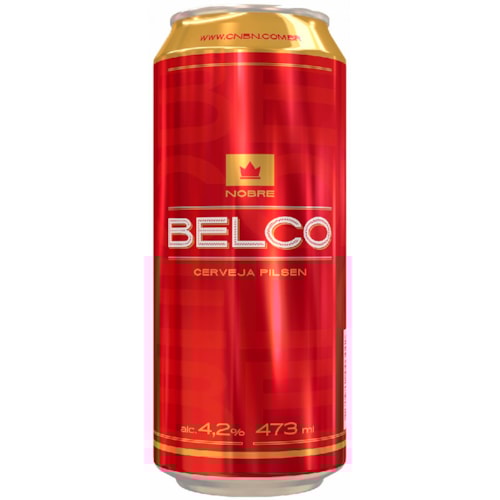Cerveja Belco Pilsen Lata 473ml
