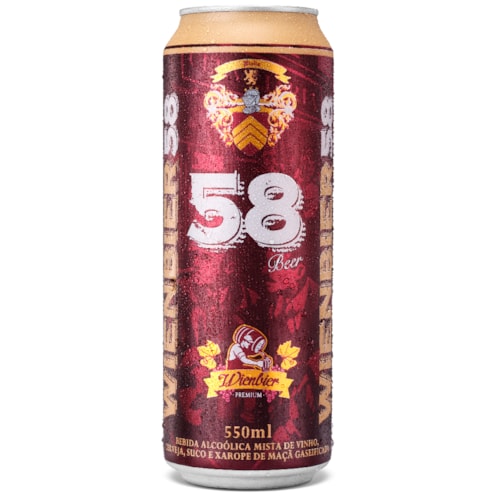 Cerveja com Vinho 58 Wienbier Lata 550ml - Destro