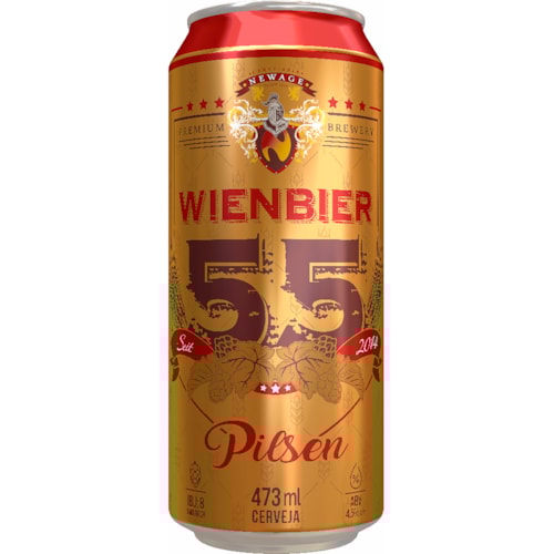 Cerveja Pilsen Wienbier 55 Lata 473ml