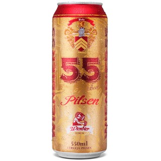 Cerveja Pilsen Wienbier 55 Premium Lata 550ml