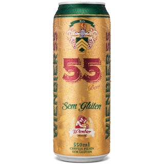 Cerveja Pilsen Wienbier 55 Sem Glutén Lata 550ml