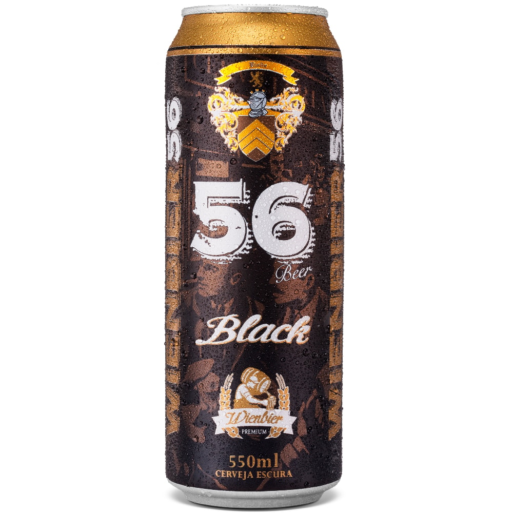 Cerveja Preta Wienbier Black 56 Lata 550ml - Destro