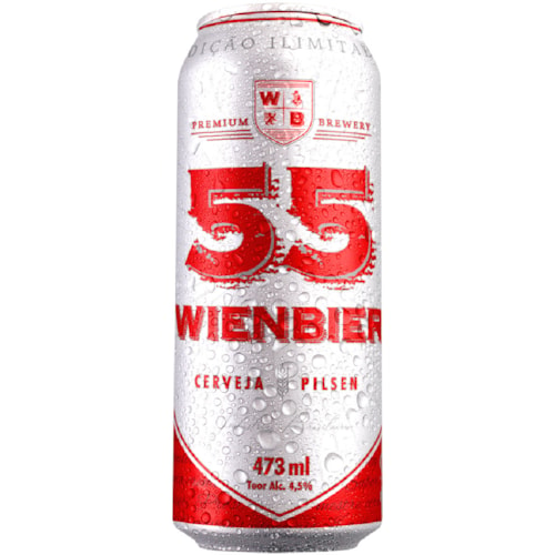 Cerveja Wienbier 55 Pilsen Lata 473ml