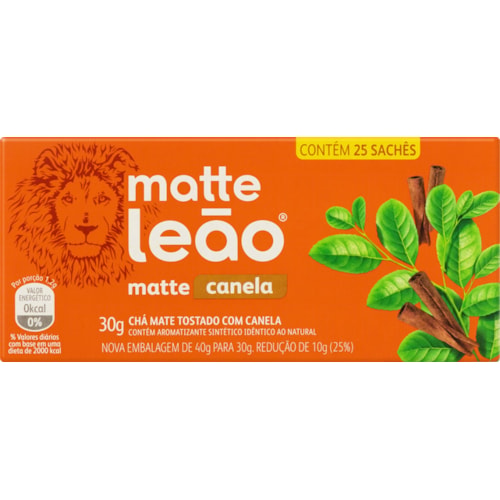 Chá de Canela Matte Leão 30g