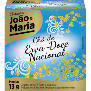 Chá de Erva Doce Chácara João e Maria 10g