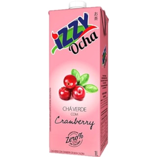 Chá Gelado Izzy Verde Com Cramberry Zero Caloria 1L