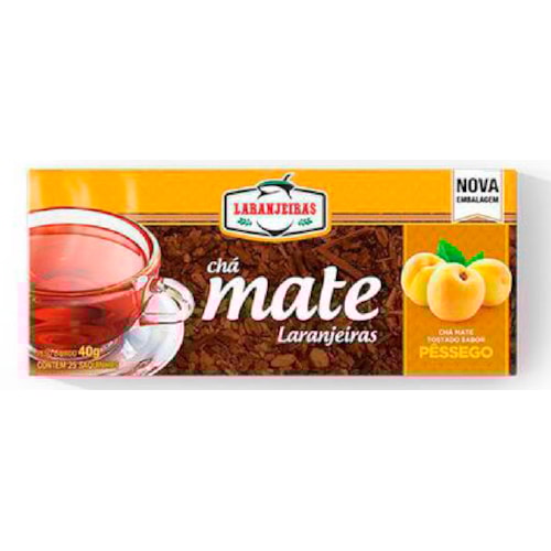 Chá malte com Pêssego Laranjeiras 40g