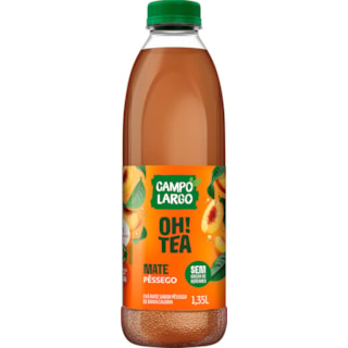 Chá Mate Campo Largo Oh Tea Sabor Pêssego 1,35L