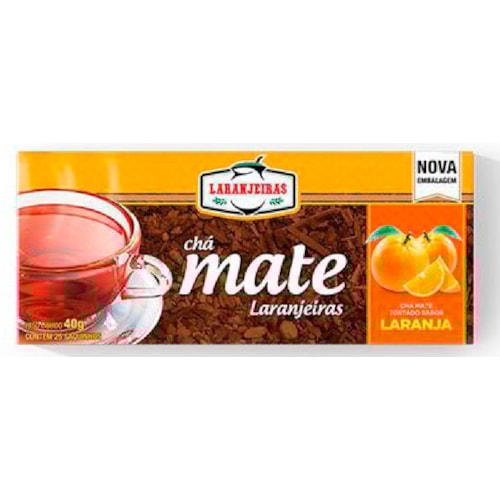 Chá Mate com Laranja Laranjeiras 40g