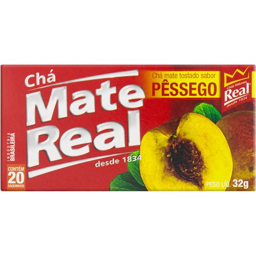 Chá Mate Real Pêssego 32g