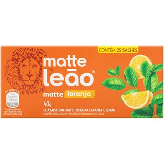 Chá Matte Leão com Laranja 40g