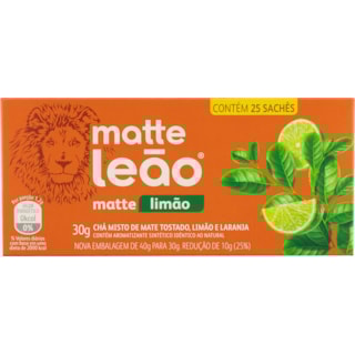 Chá Matte Leão Limão 30g
