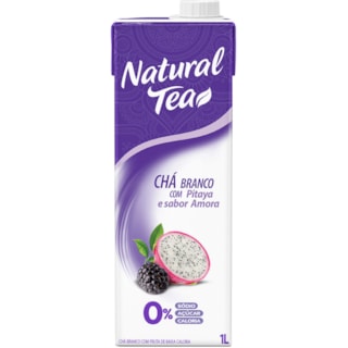Chá Natural Tea Chá Branco Com Pitaya Sabor Amora 1L