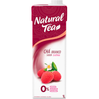 Chá Natural Tea Chá Branco Sabor Lichia 1L
