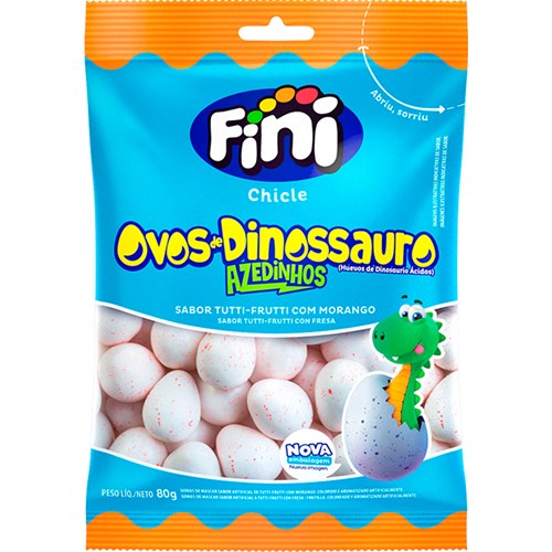 Chicle Ovos de Dinossauro Fini 80g