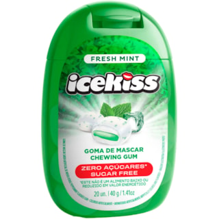 Chiclete Icekiss Zero Açúcar Fresh Mint 40g