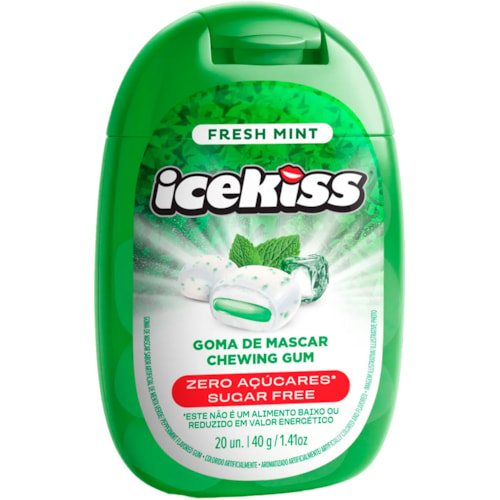 Chiclete Icekiss Zero Açúcar Fresh Mint 40g