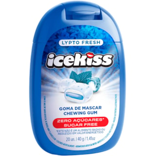 Chiclete Icekiss Zero Açúcar Lypto Mint 40g