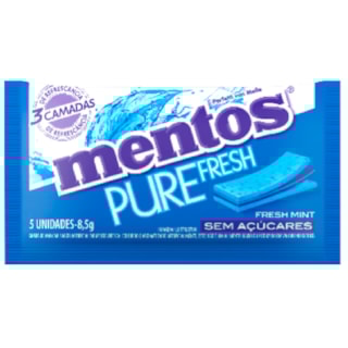 Chiclete Mentos Pure Fresh Mint 8,5g