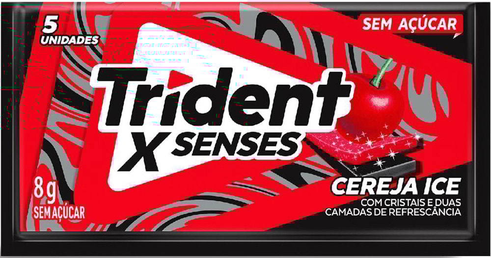 Chiclete Trident Cereja Fresh 8g - Destro