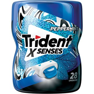 Chiclete Trident X Senses Peppermint 54g