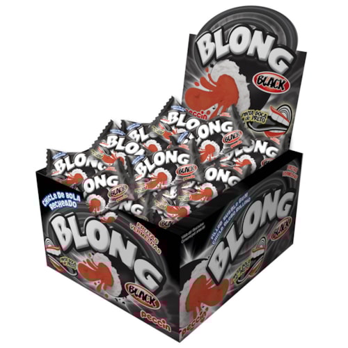 Chicletes Blong Peccin Black 40 unidades