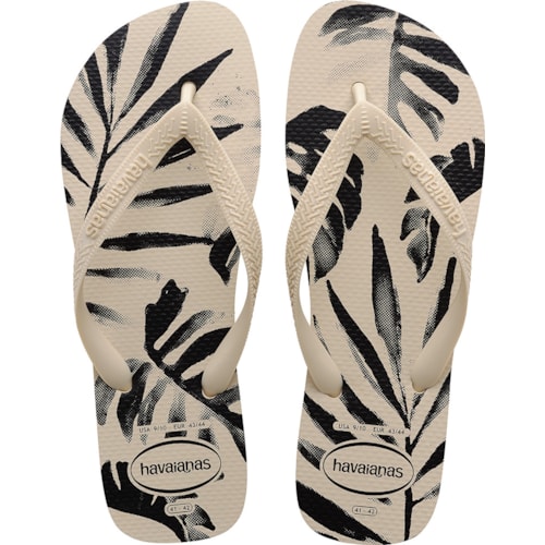 Chinelo Havaianas Aloha Bege Palha 43/44