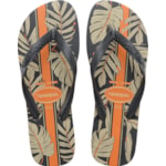 Chinelo Havaianas Aloha Novo Grafite 35/36