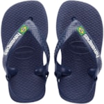 Chinelo Havaianas baby Brasil Logo Marinho 17/18