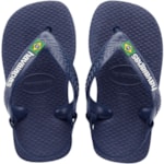 Chinelo Havaianas baby Brasil Logo Marinho 22
