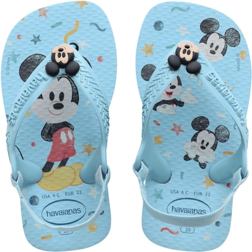 Chinelo Havaianas Baby Disney Azul Water 17/18