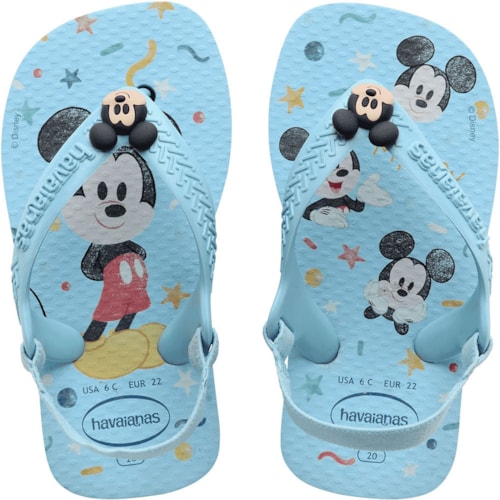 Chinelo Havaianas Baby Disney Azul Water 21