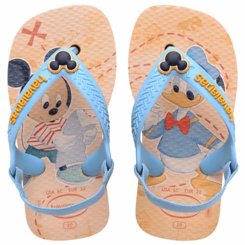 Chinelo Havaianas Baby Disney Classics Amarelo 19