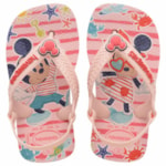 Chinelo Havaianas Baby Disney Classics Rosa/Vermelho 17/18