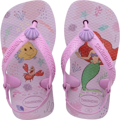 Chinelo Havaianas Baby Disney Lavanda Fresh 21