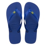 Chinelo Havaianas Brasil Azul Naval 33/34