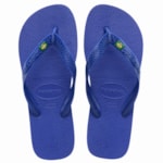 Chinelo Havaianas Brasil Azul Naval 37/38