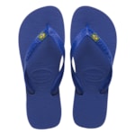 Chinelo Havaianas Brasil Azul Naval 45/46