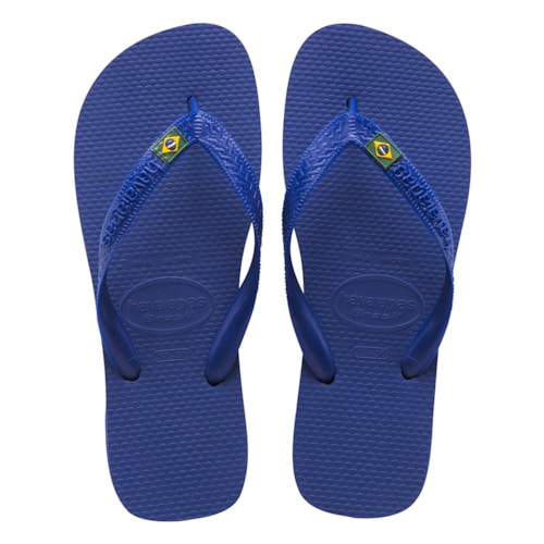 Chinelo Havaianas Brasil Azul Naval 45/46