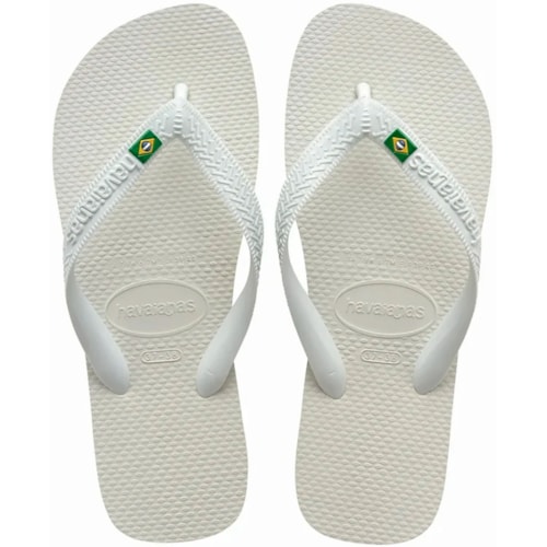 Chinelo Havaianas Brasil Branco 39/40