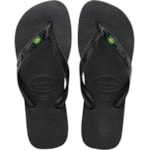 Chinelo Havaianas Brasil Preto 33/34